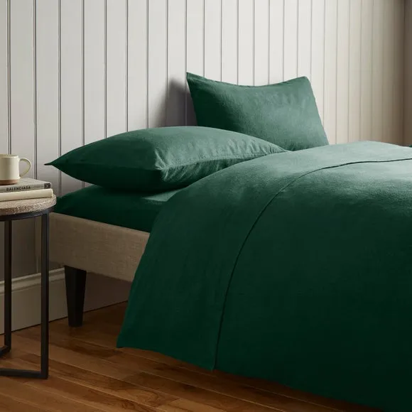Soft & Cosy Luxury 100% Brushed Cotton Flat Sheet 1