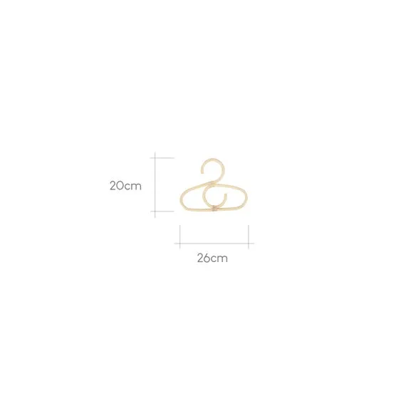 CuddleCo Aria Set of 9 Nursery Clothes Hangers 3