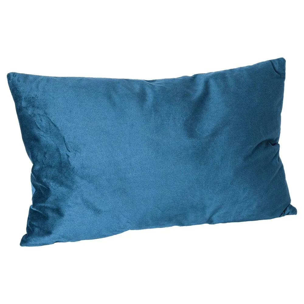 Nicola Spring Rectangle Velvet Cushions - 60cm x 40cm - Pack of 6 in Blue 5
