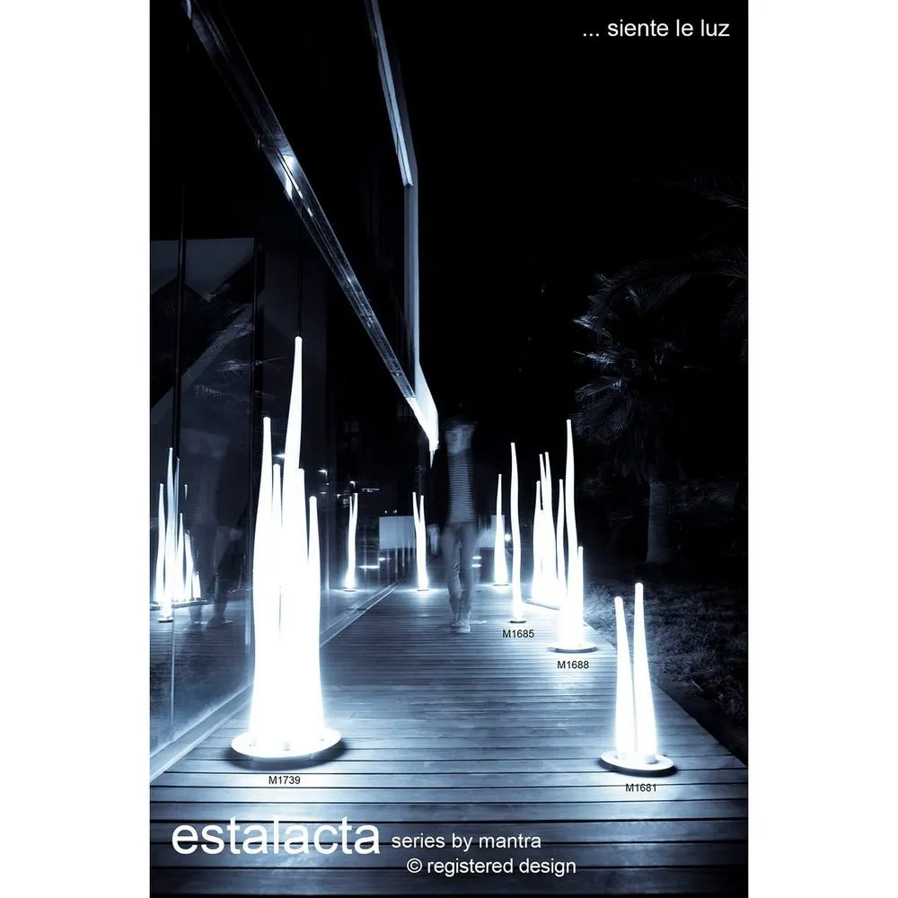 Netlighting Estalacta Wall Lamp 1 Light GU10 IndoorOutdoor SilverOpal White in Silver 5
