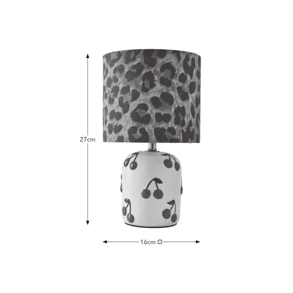 Cherry and Leopard Table Lamp 5