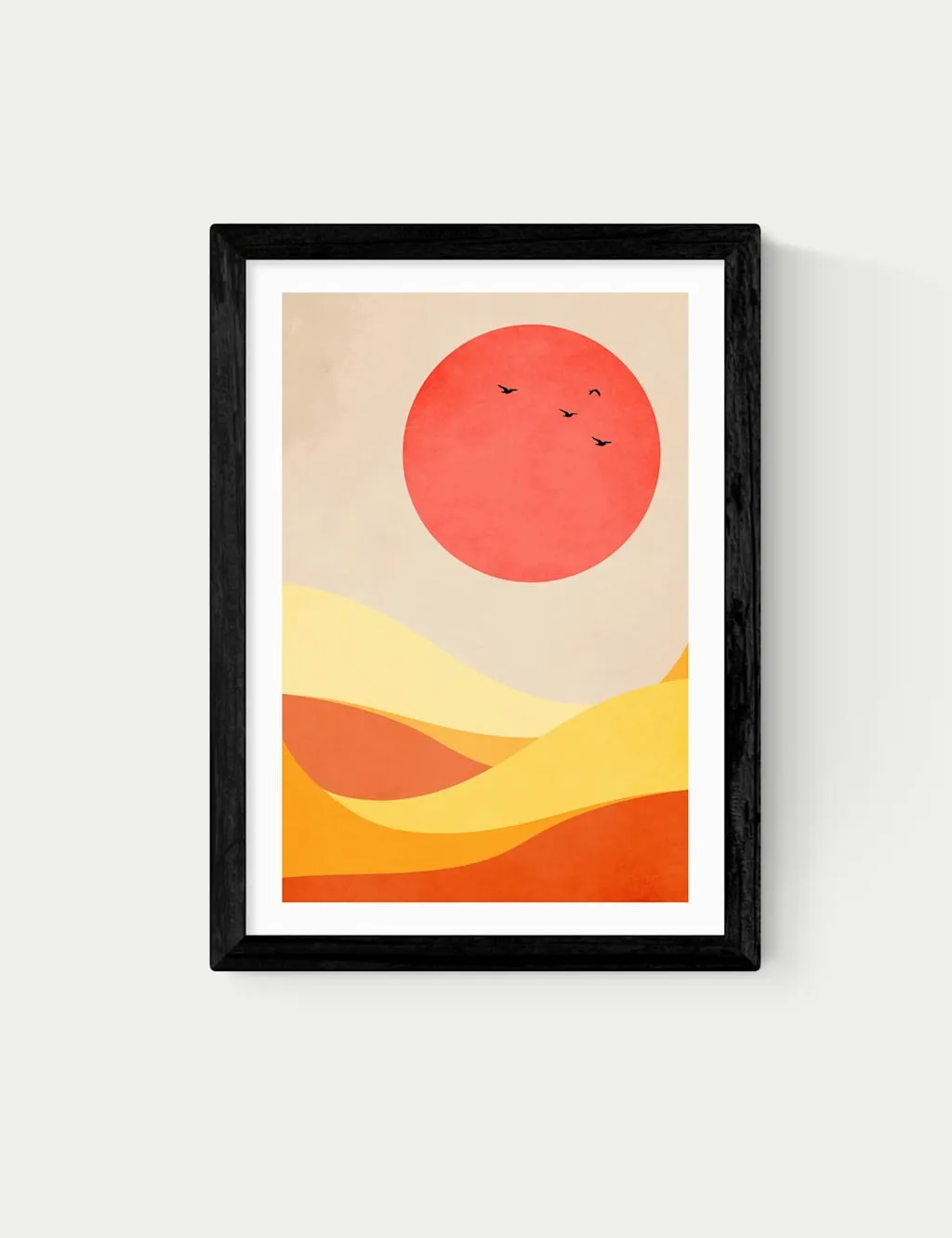 East End Prints Sweet Harmony Framed Art Print Black