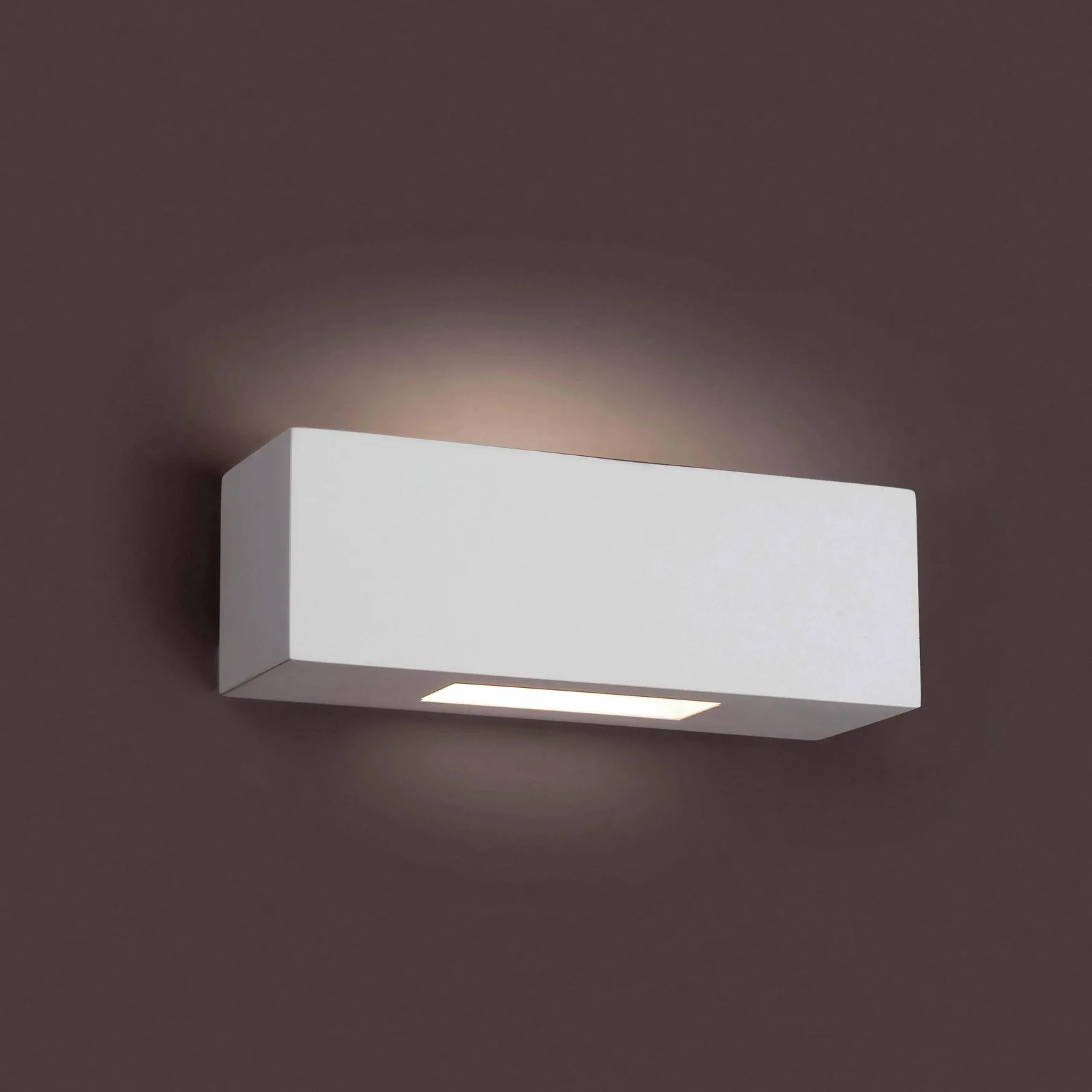 Netlighting Cheras 1 Light Indoor Wall Light White Plaster G9
