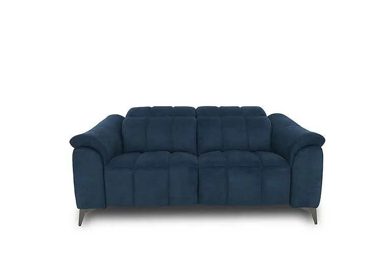 Angelo Fabric 2 Seater Sofa - Dark Blue