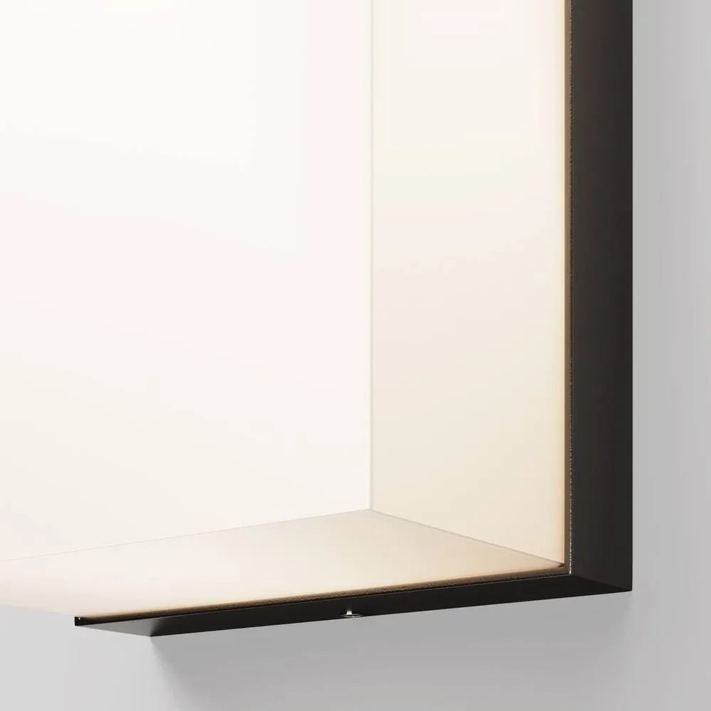 Netlighting Badd Outdoor Flush Wall Lamp Graphite 3000K 700lm IP54 in Grey 2