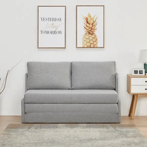 Dos Fabric Double Sofa Bed 1