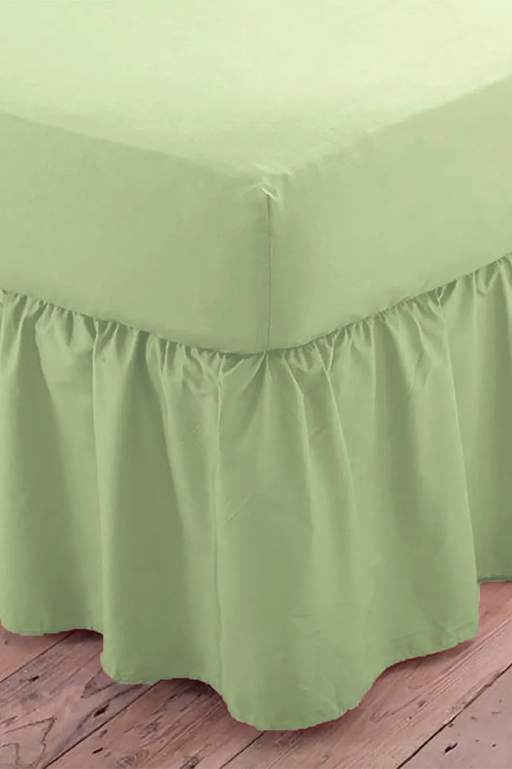 Martex Percale Fitted Sheet in Green 2