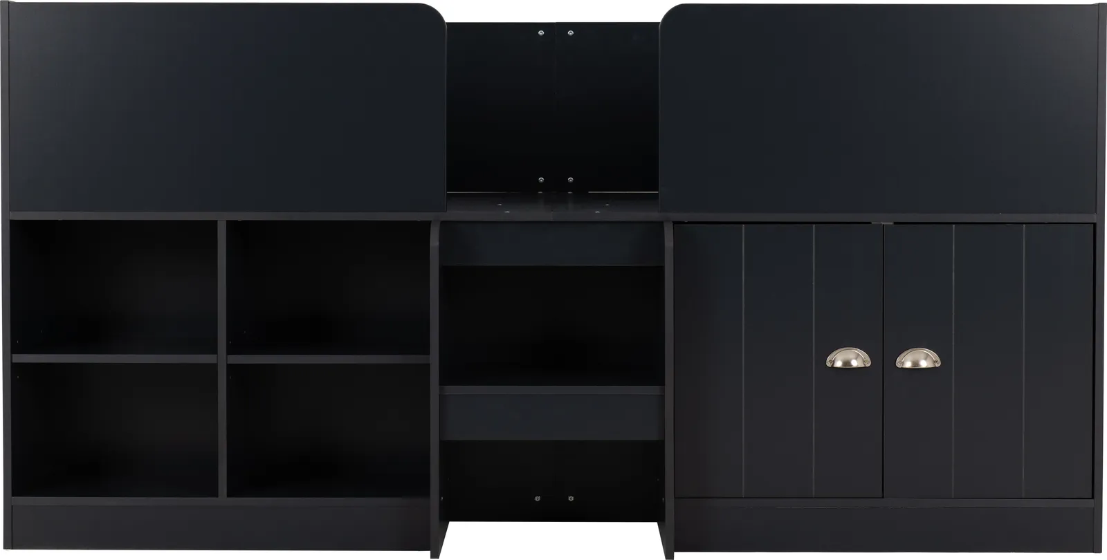 Seconique Orlando Low Sleeper Single Bed in Dark Grey 5