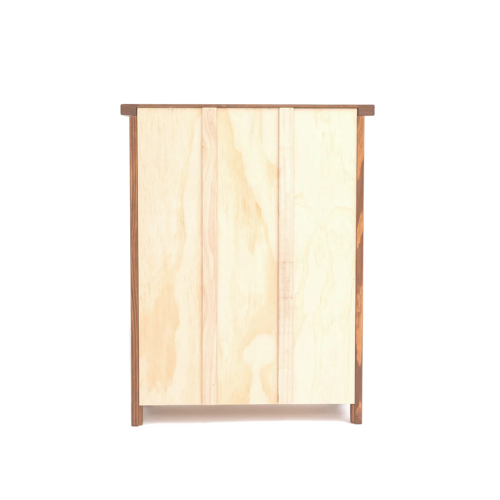 Cabinet Bits Bookcase with Plinth 90x70x25cm in Brown 6
