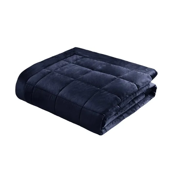 Catherine Lansfield Kingsley Matt Velvet Quilted Bedspread 2