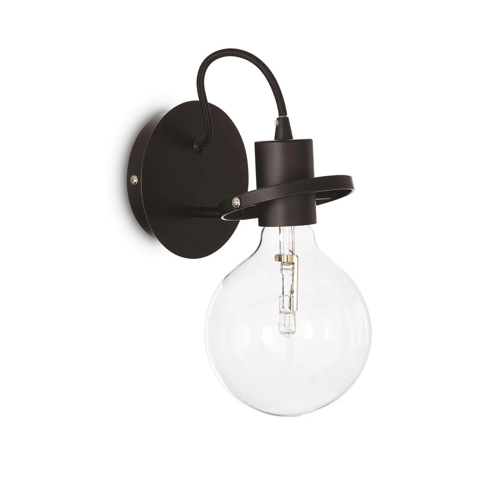 Netlighting Radio 1 Light Wall Light Black E27
