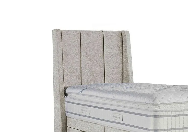 Vail Floor Standing Headboard - Single - Tweed Stone