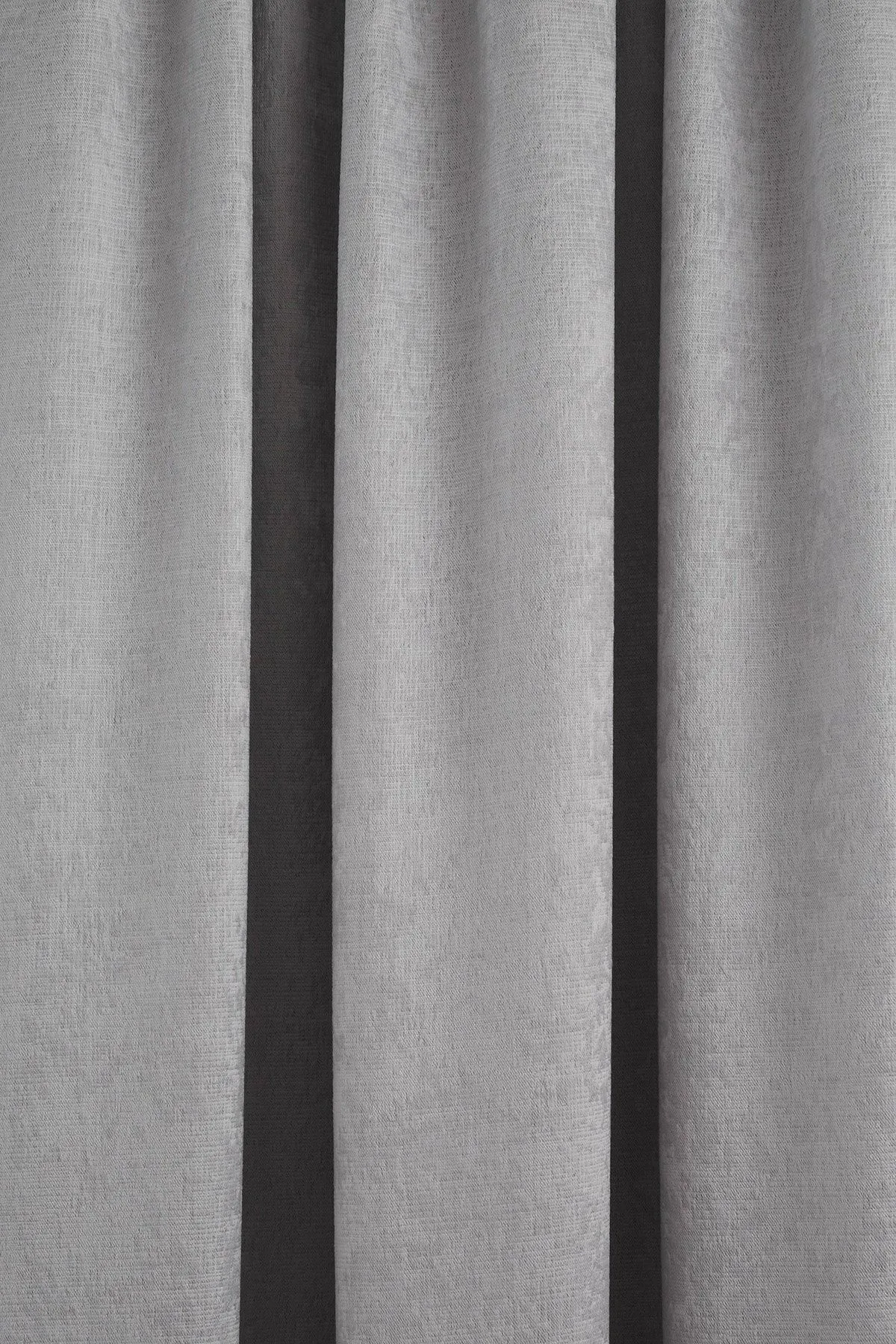 Fusion 'Galaxy' Pair of Light Reducing Thermal Effect Pencil Pleat Curtains in Silver 3
