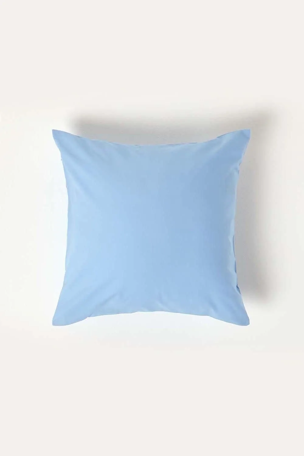 Homescapes Continental Egyptian Cotton Pillowcase 200 TC, 40 x 40 cm in Blue 1