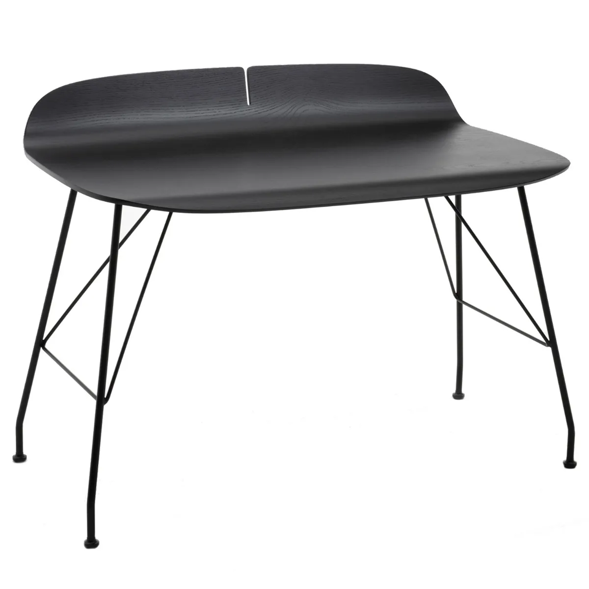 Kartell Earl Of Wood Desk, Black | Barker & Stonehouse 3