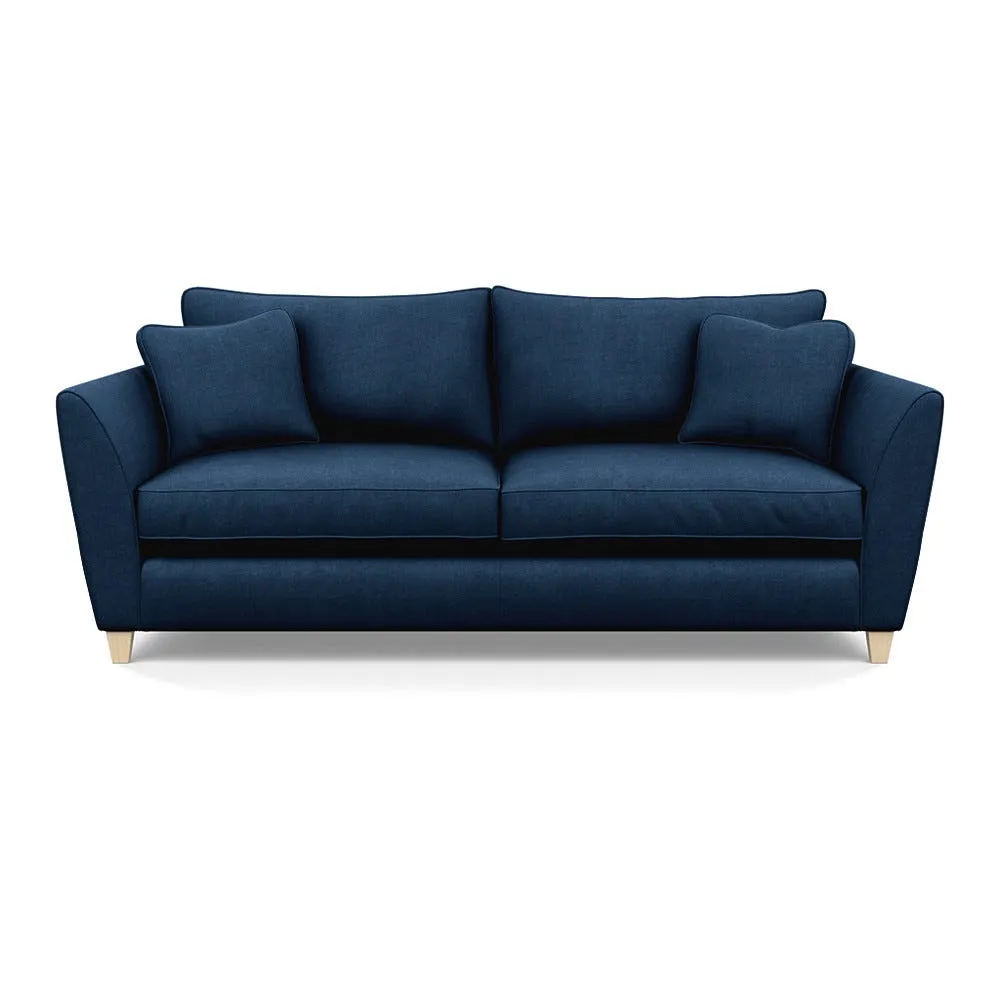 Heal's Torino 4 Seater Sofa Capelo Linen-Cotton Inkspot Natural Feet 1