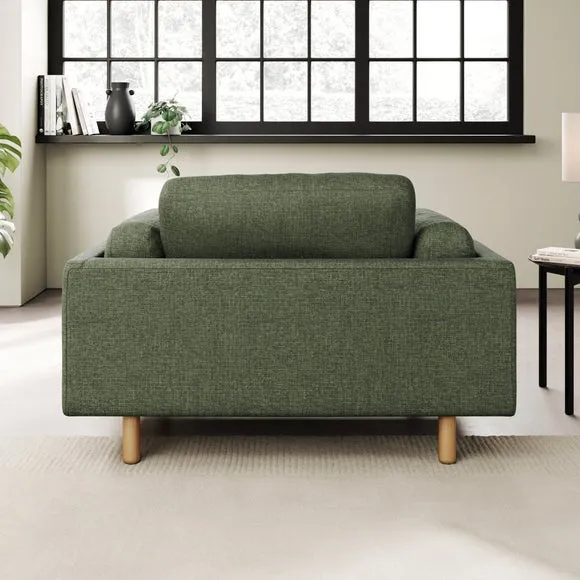 Newton Chenille Soft Texture Snuggle Chair 4