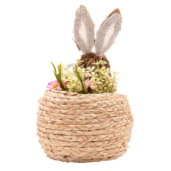 Eggstraordinary Gift Co. Easter Bunny Faux Flower Decoration 5