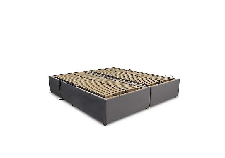Artisan Adjustable Divan Base - Super King - Plush Dark Grey