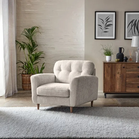 Sven Chunky Chenille Snuggle Chair 3