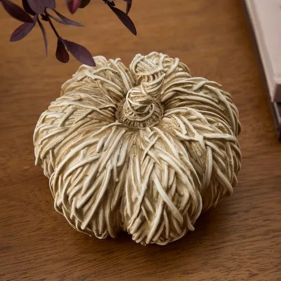Textured Resin Pumpkin Ornament 2