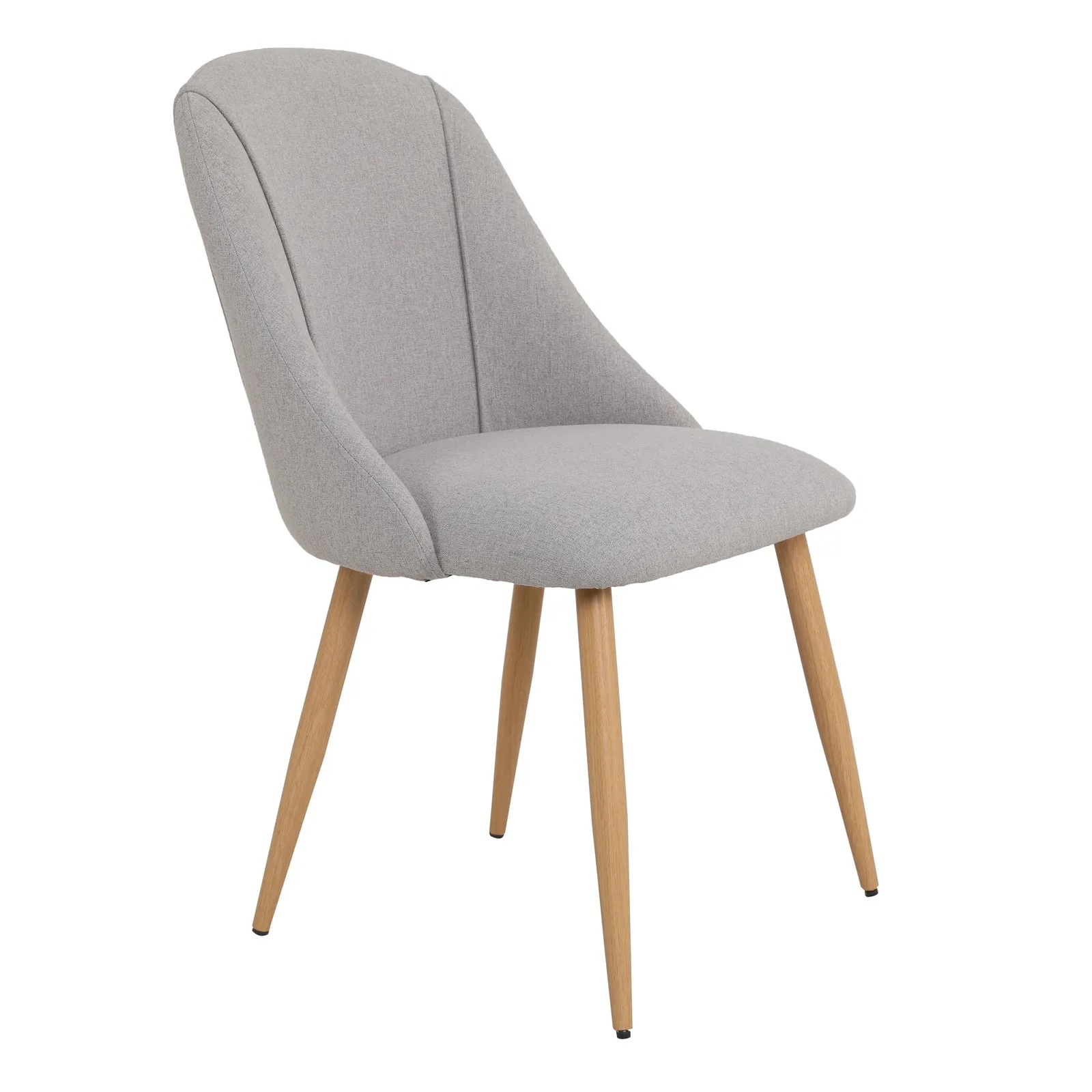 Luna Set of 2 Dining Chairs Grey