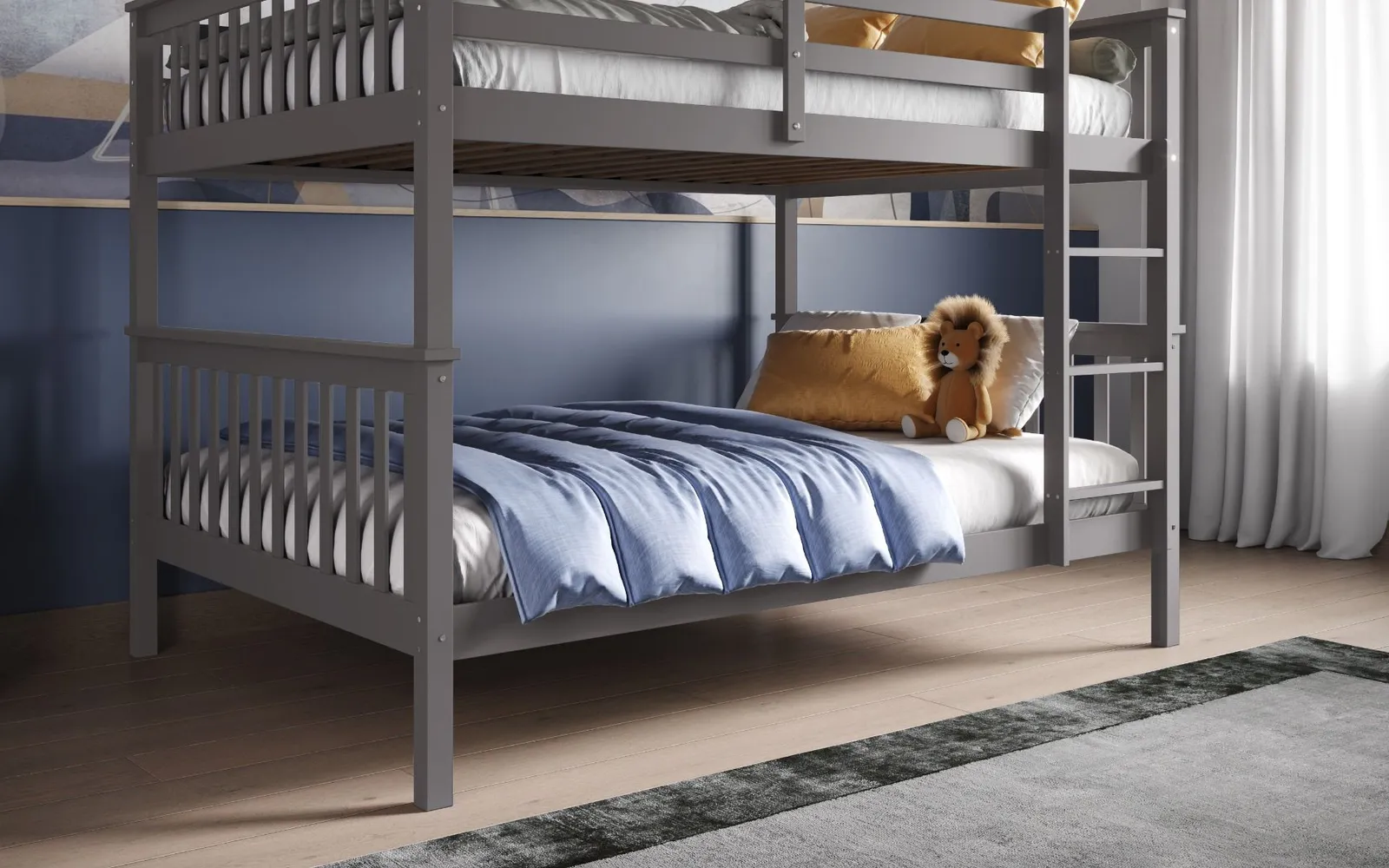 Flair Tetrad Bunk Bed in Grey 4