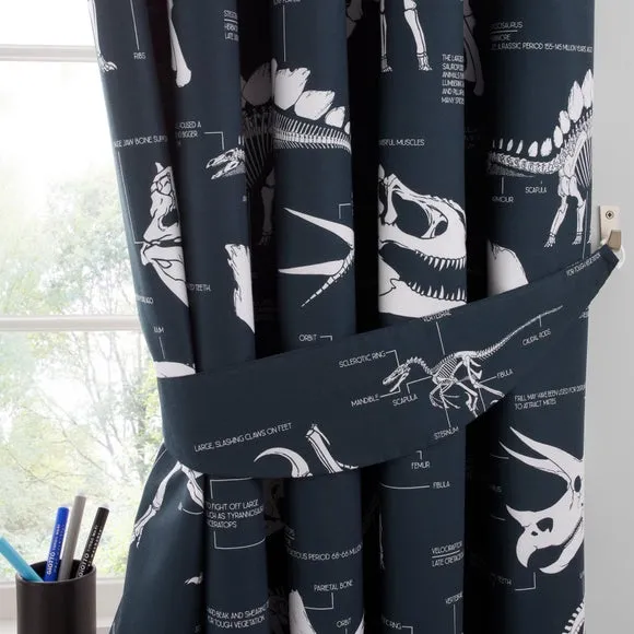 Fossil Forager Blackout Eyelet Curtains 4