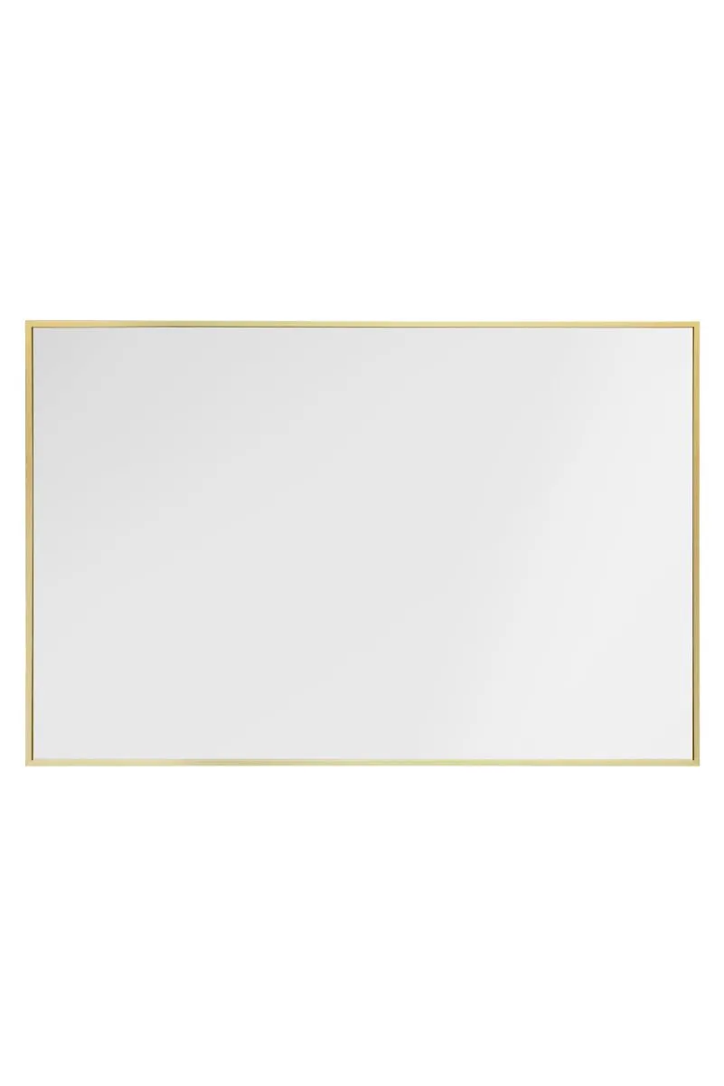 MirrorOutlet Gold Aluminium Edged Wall Mirror 47" X 31" (120 X 80CM) 4