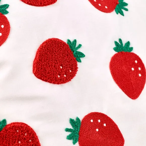 Catherine Lansfield Strawberry Rectangle Cushion 2
