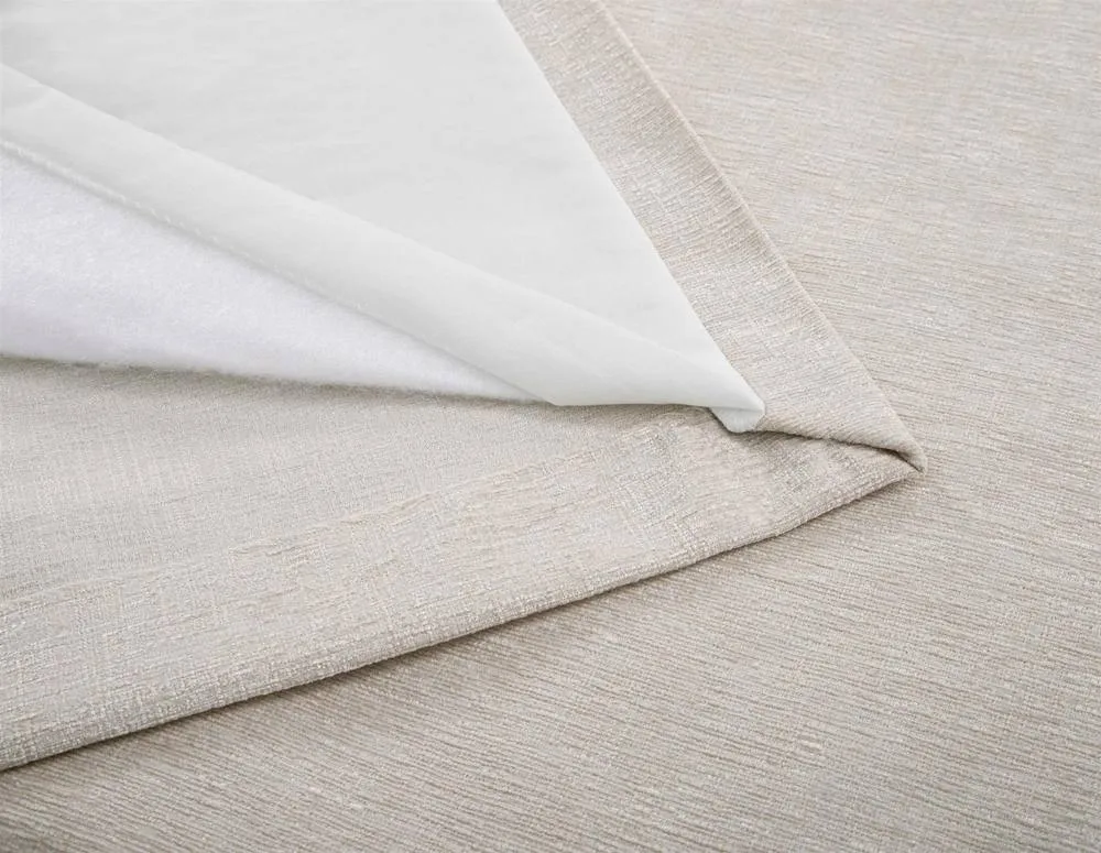 Sundour Amberley Chenille Eyelet Curtains in Beige 4
