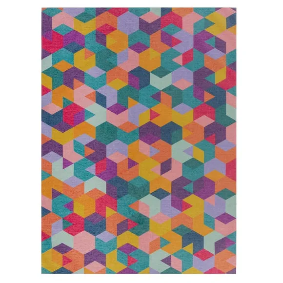Match Axel Geo Washable Rug 2