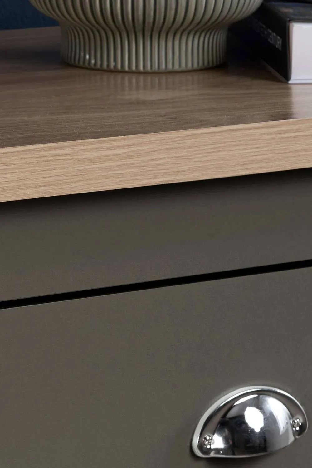 Birlea Highgate 4 Drawer Chest Dark Grey 3