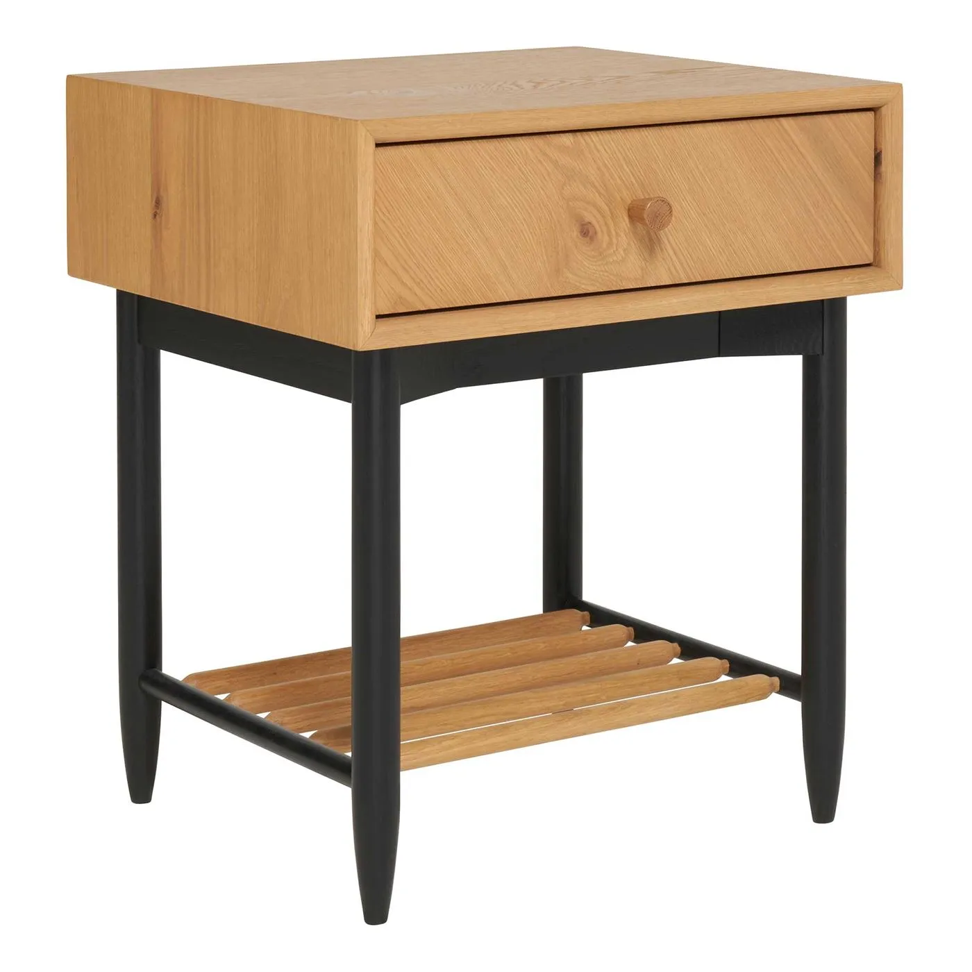 Ercol Monza 1 Drawer Bedside Cabinet