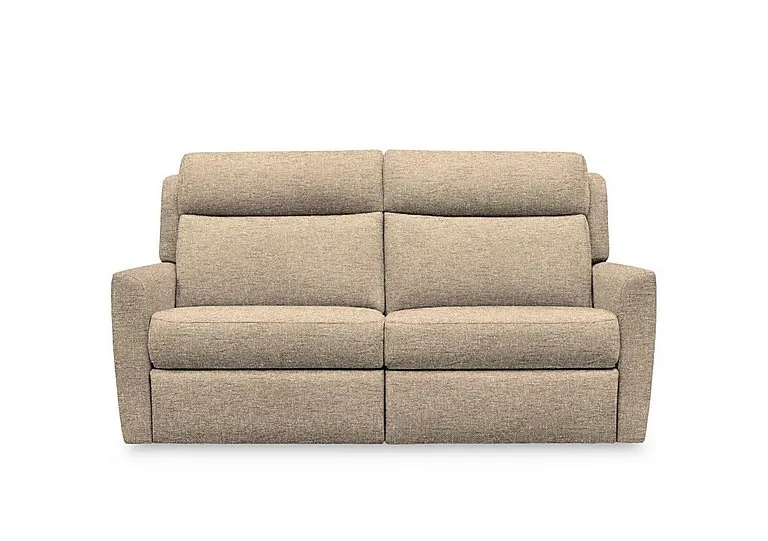 Wren 2 Cushion 3 Seater Fabric Recliner Sofa with Headrests and Power Lumbar - Dapple Sparrow