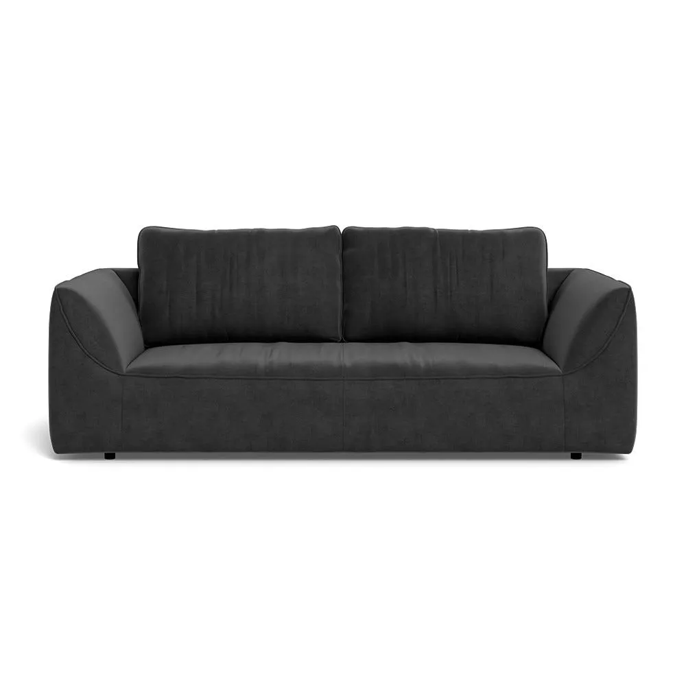Heal's Morven 3 Seater Sofa Smart Luxe Velvet Nickel 1