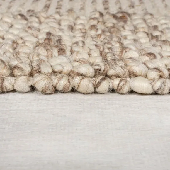 Pebble Wool Border Rug 3