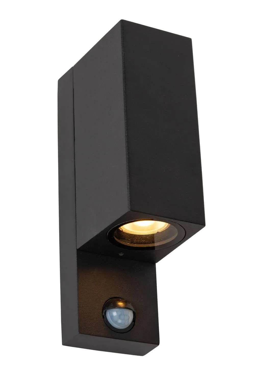 Netlighting Lucide ZARO IR Wall spotlight Outdoor 2xGU10 IP65 Black