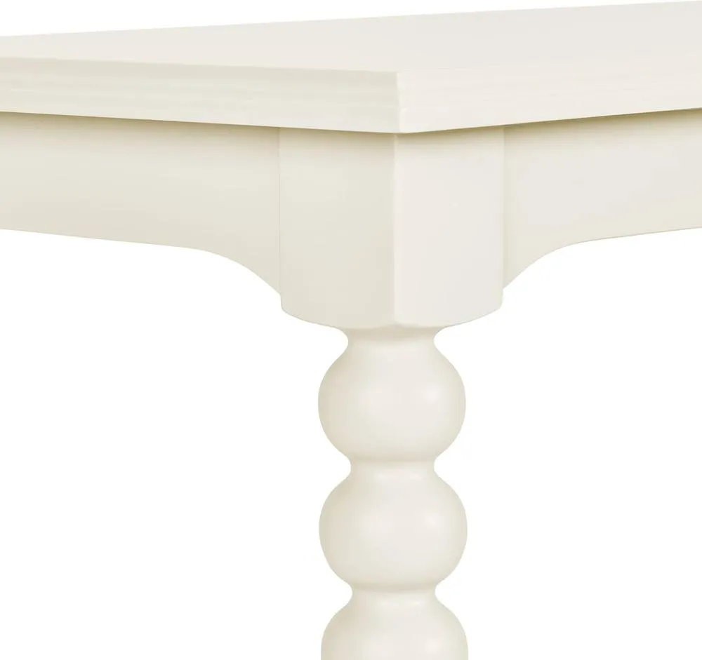 Statement Furniture Cromwell Small Console table with Bobbin Design in Cream 6
