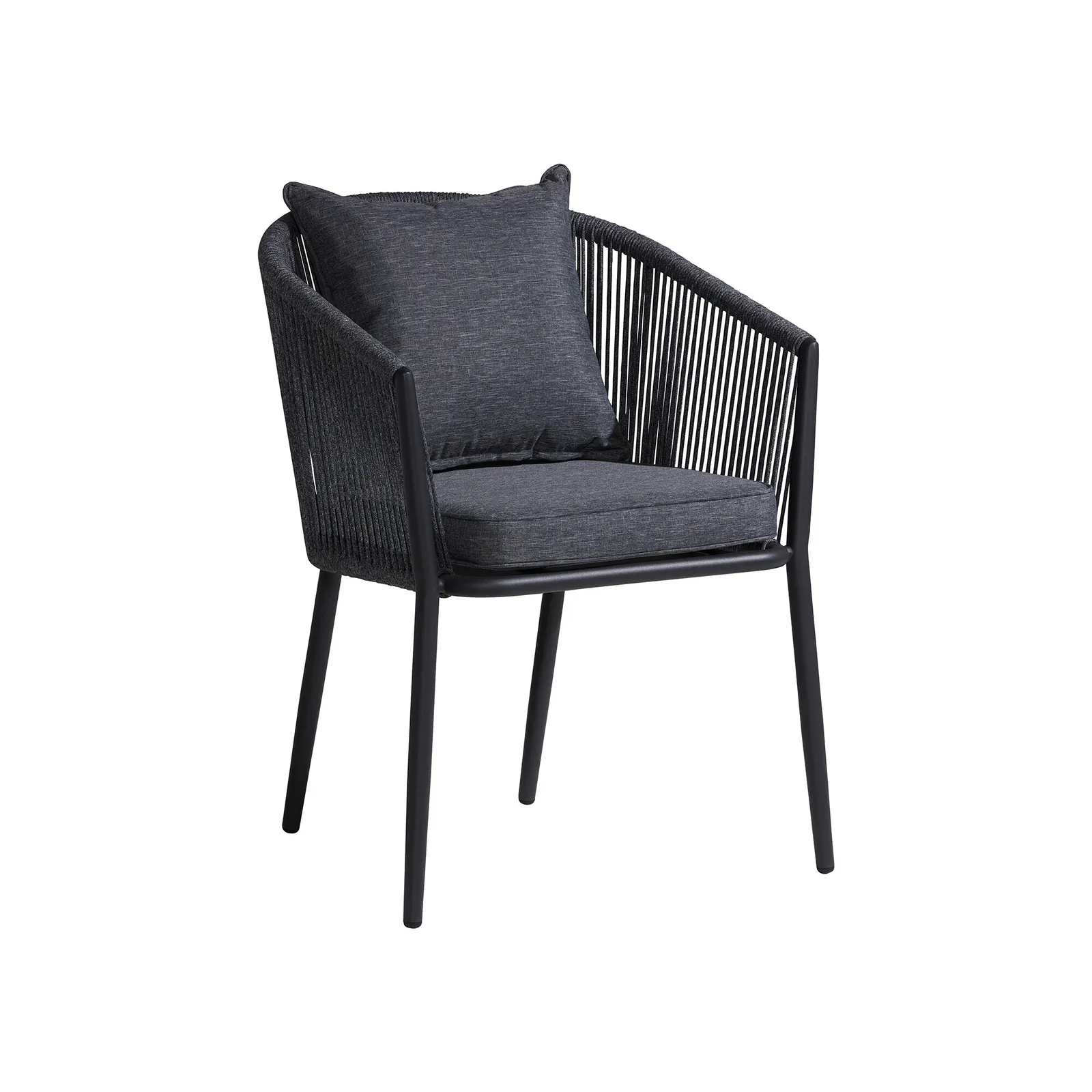 Alvor Dining Chair, Rope, Grey | Barker & Stonehouse 4