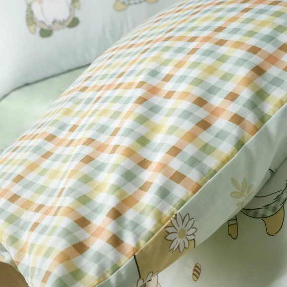 Catherine Lansfield Spring Gnomes Reversible Duvet Cover & Pillowcase Set 4