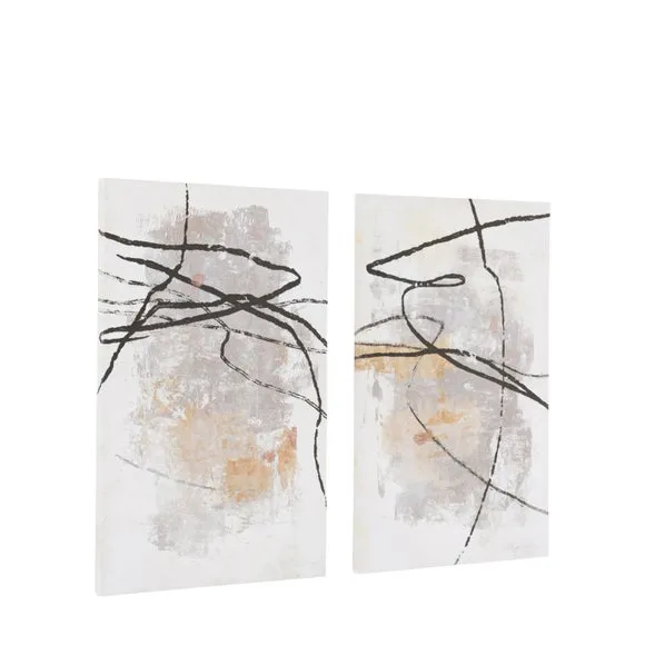 Cedar and Sage Set of 2 Tangled Form Canvases 3