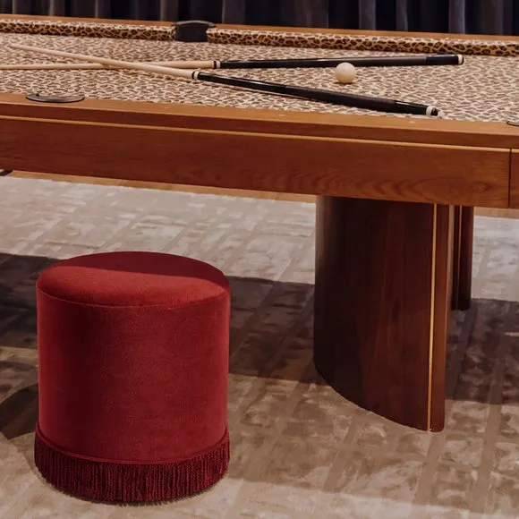 Santos Small Tassle Pouffe 1