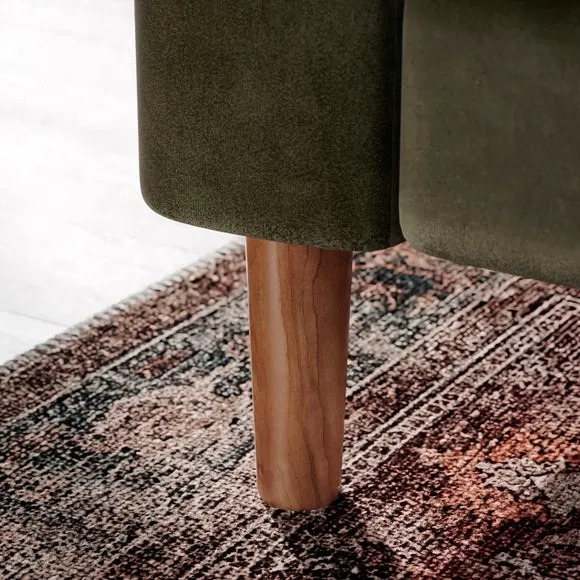 Max Velvet Corner Chaise Sofa 5