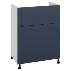 Wickes Winsford Navy Blue Standard Depth Toilet Unit - 500mm
