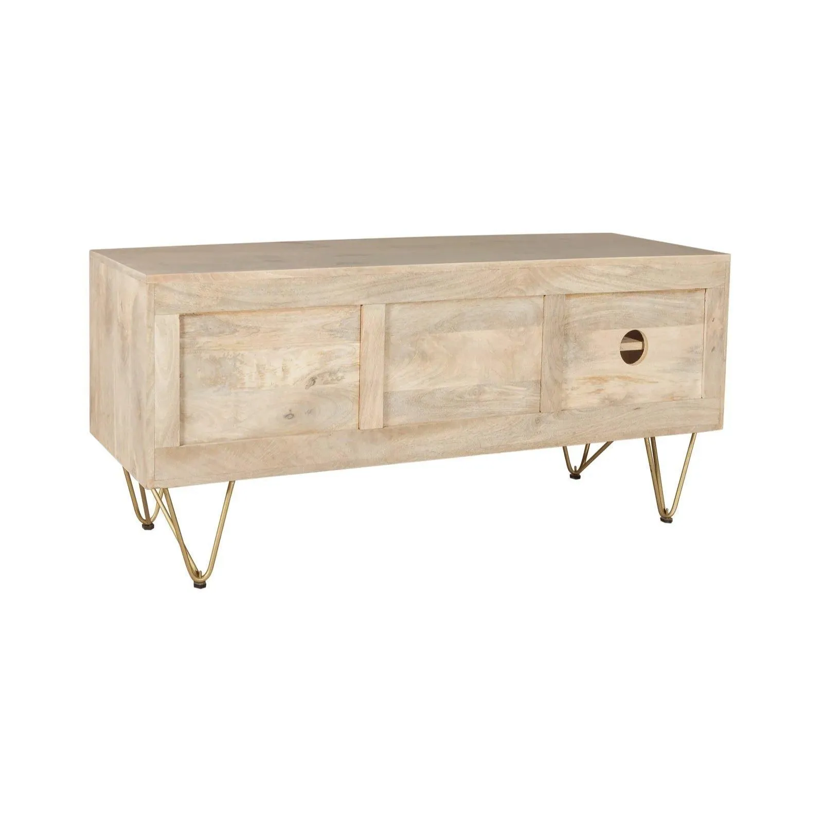 IH Design Plasma Media Unit Deiondre Light Mango in Brown 5