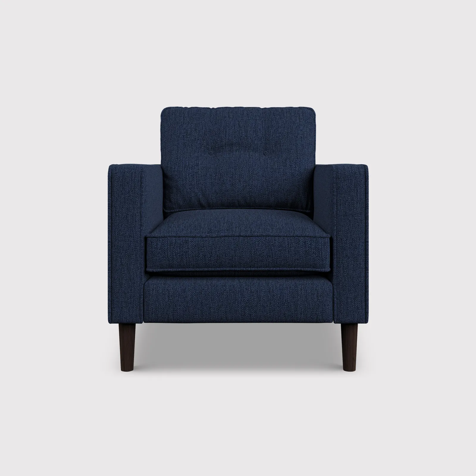 Orla Kiely Ebben Armchair, Navy Fabric | Barker & Stonehouse 1