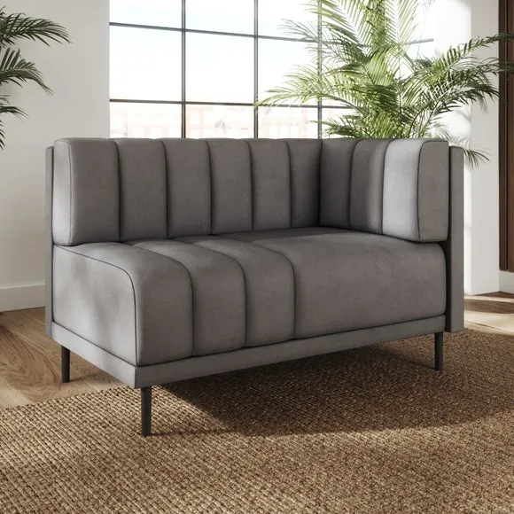 Amali Corner Dining Bench, Faux Leather 2