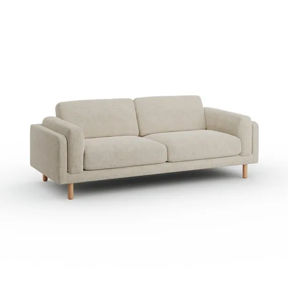 Newton Chunky Tonal Weave 4 Seater Sofa 6