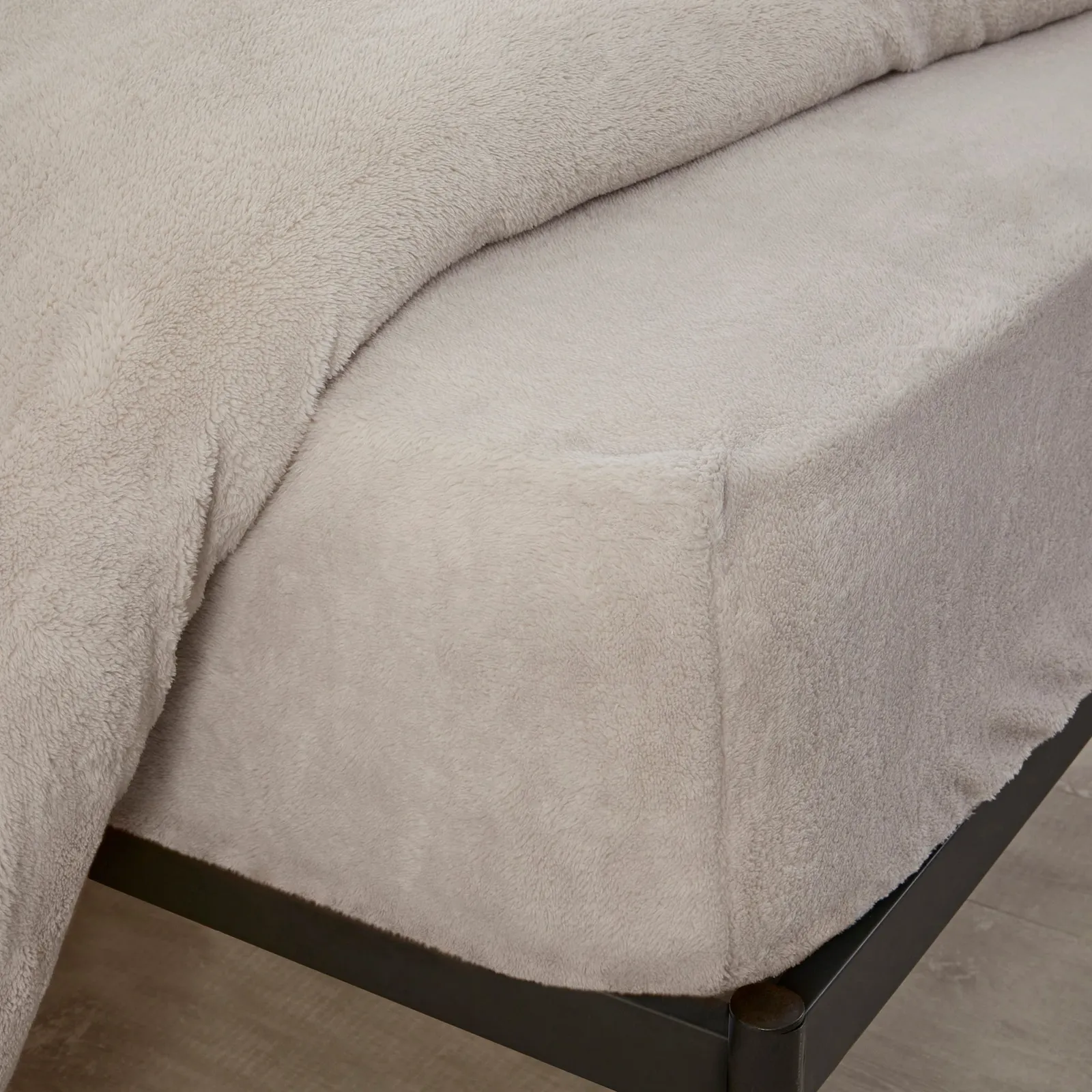 Teddy Bear Fitted Sheet Grey